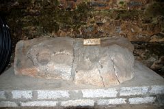 12 Lama Sangwa Dorje Rock Footprint AT Entrance To Dokhang Main Prayer Hall Of Tengboche Gompa